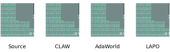 Ninja latent action transfer